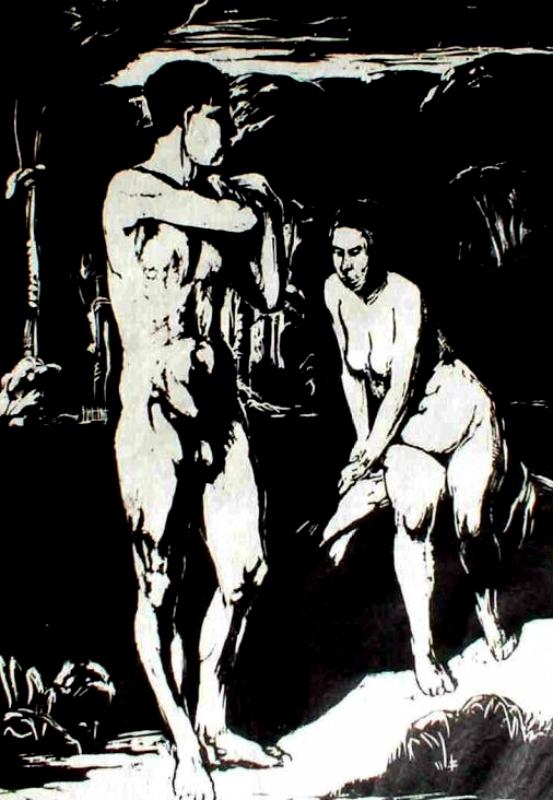 Charlotte Hilmer: Allegorische Szene