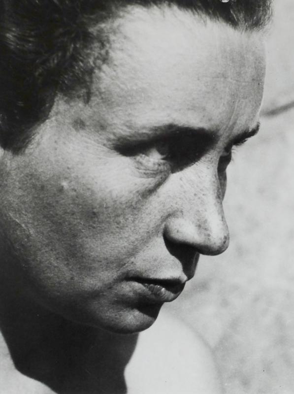 Laszlo Moholy-Nagy: Portrait Lucia seitlich