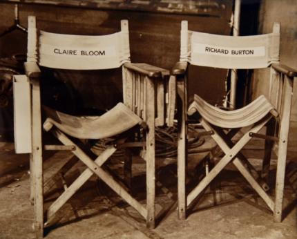 London Agency: Richard Burton / Claire Bloom - Regiesessel
