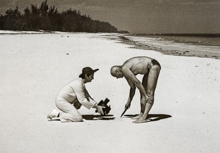 Joseph Beuys: Sandzeichnung (1)