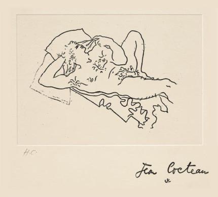 Jean Cocteau: Liegender Akt