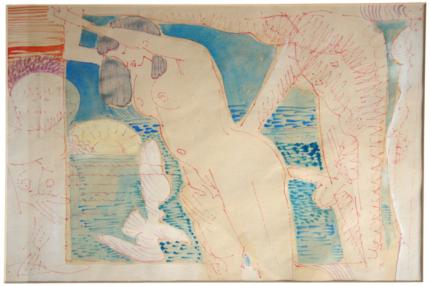 Edvard Frank: Erotische Zeichnung