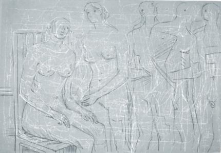 Henry Moore: Figurengruppe (Group of Figures)