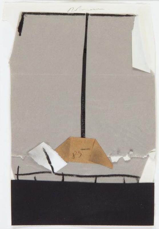 Karl Bohrmann: Ohne Titel (Collage / Zeichnung)