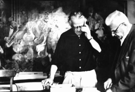 Stefan Moses: Otto Dix im Atelier - II