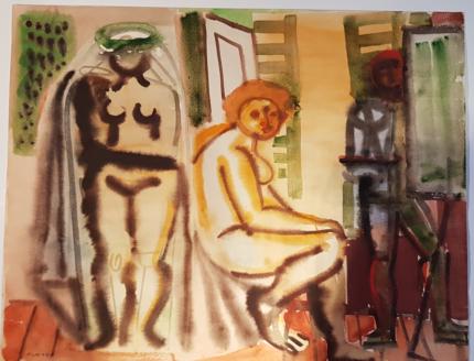 Edvard Frank: Maler und Modelle
